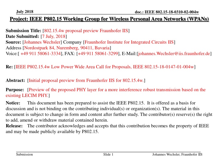 july 2018 project ieee p802 15 working group