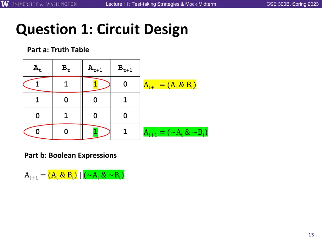 lecture 11 test taking strategies mock midterm 12