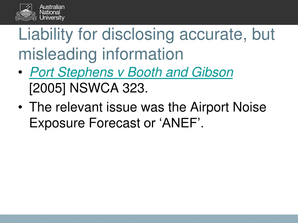 liability for disclosing accurate but misleading
