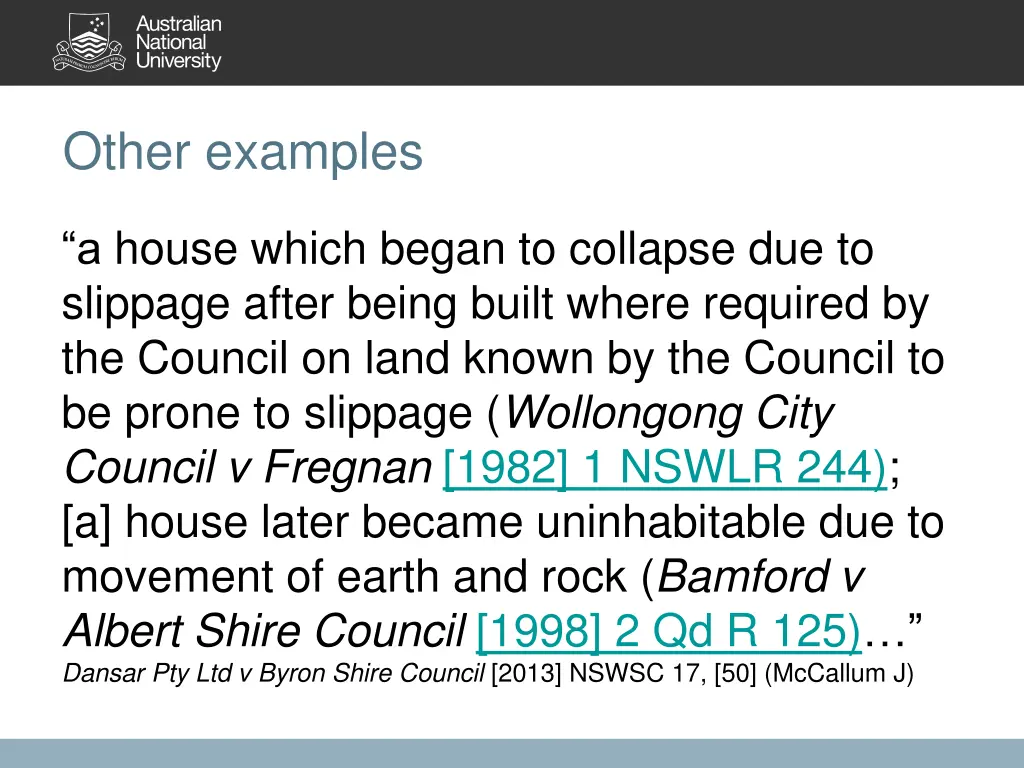 other examples