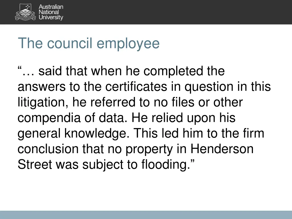 the council employee