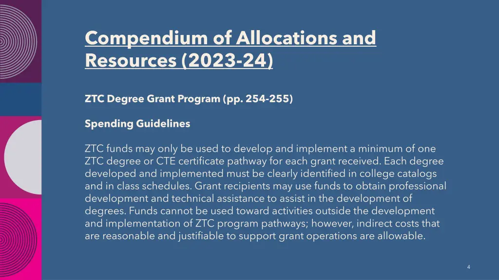compendium of allocations and resources 2023 24