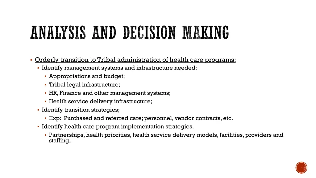 analysis and decision making 2
