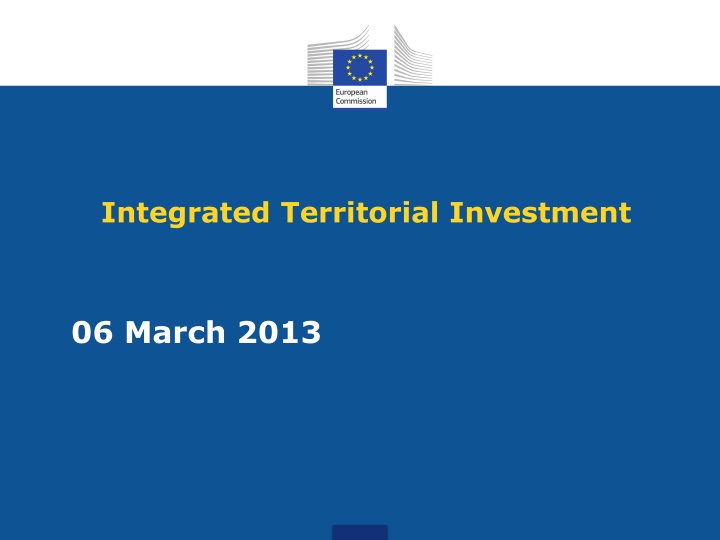 integrated territorial investment
