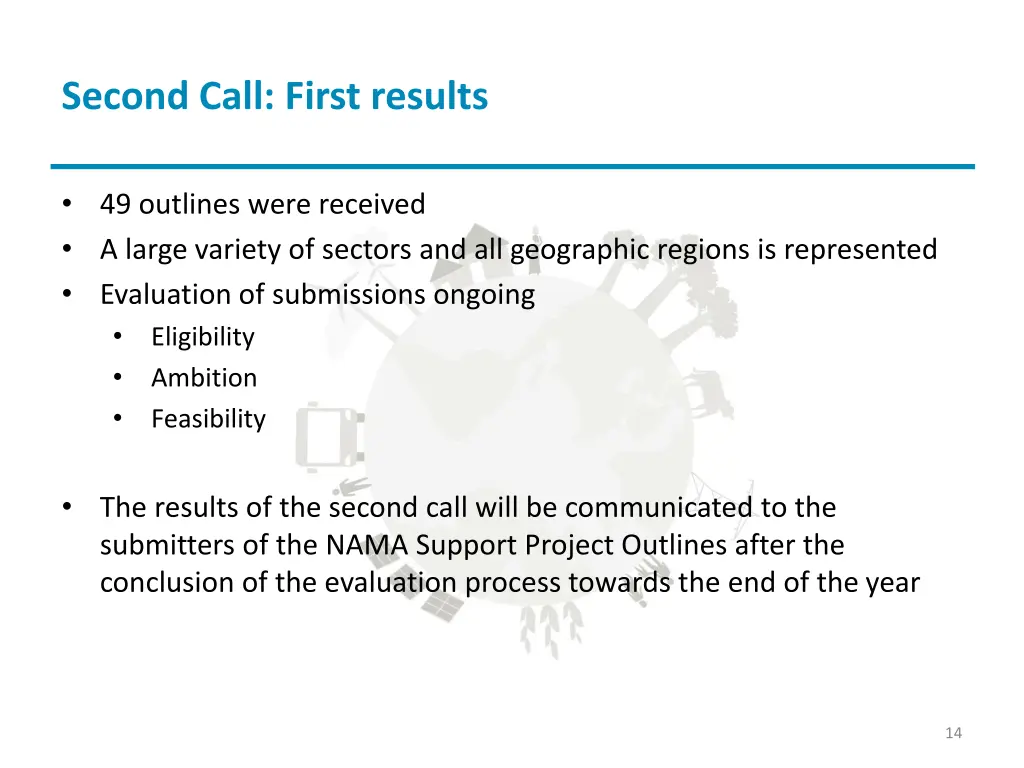 second call first results