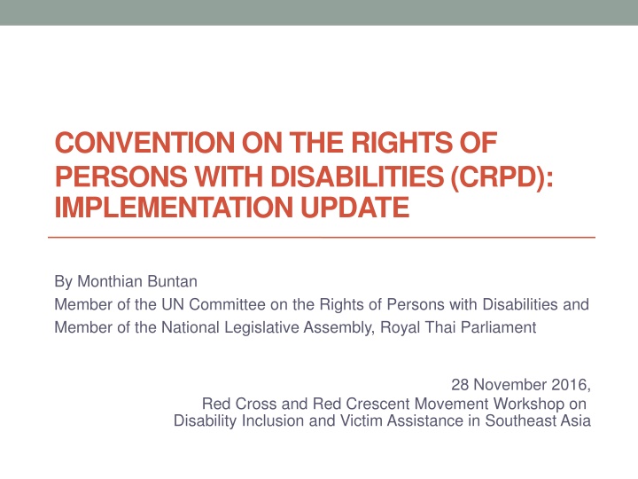 convention on the rights of persons with