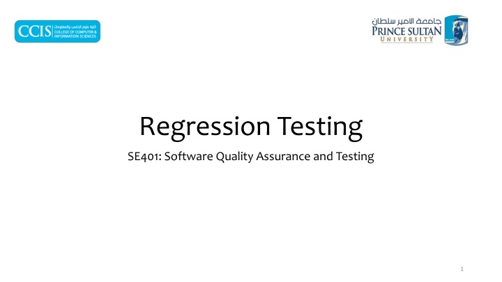 regression testing
