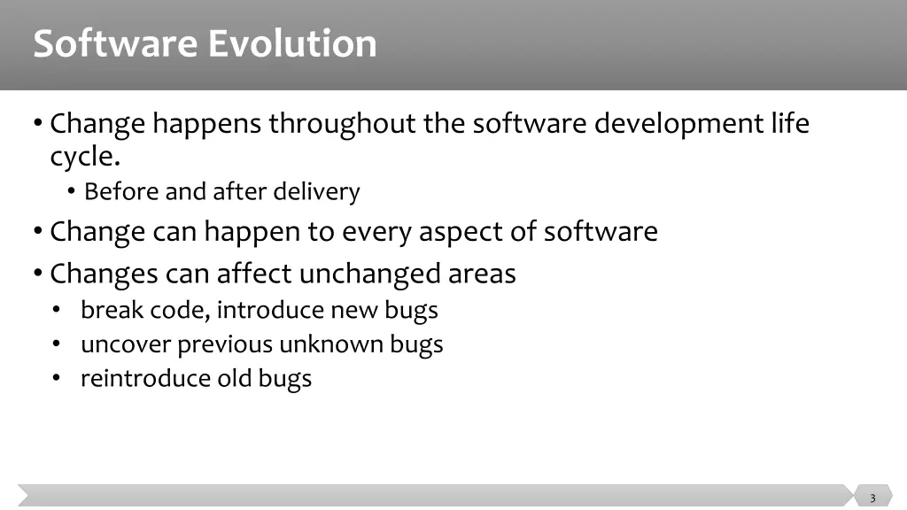software evolution