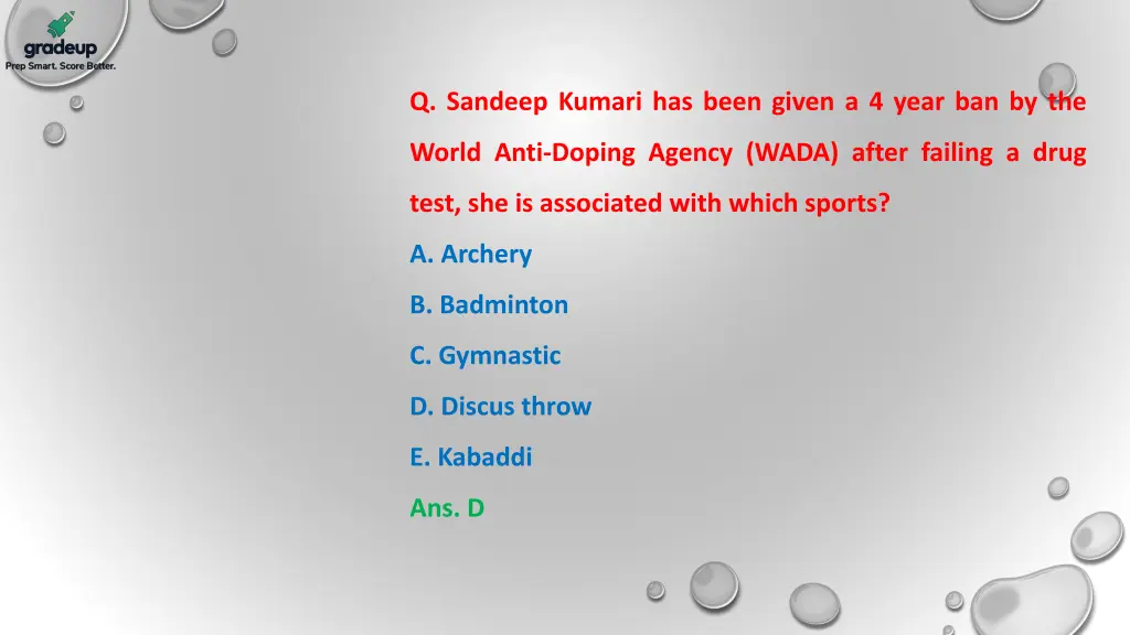 q sandeep kumari has been given a 4 year