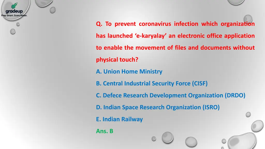 q to prevent coronavirus infection which