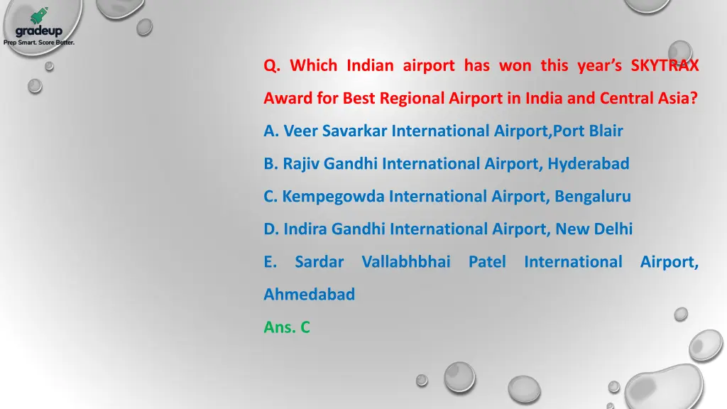 q which indian airport has won this year s skytrax