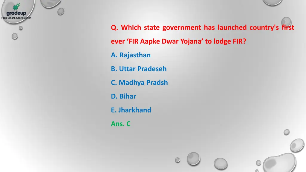 q which state government has launched country