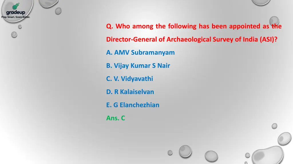 q who among the following has been appointed