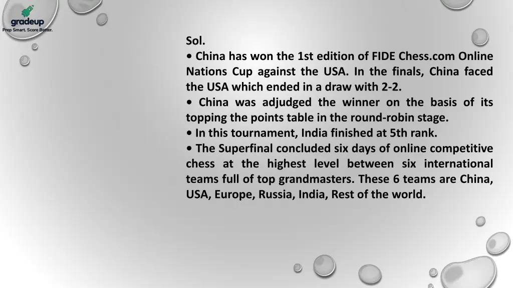 sol china has won the 1st edition of fide chess