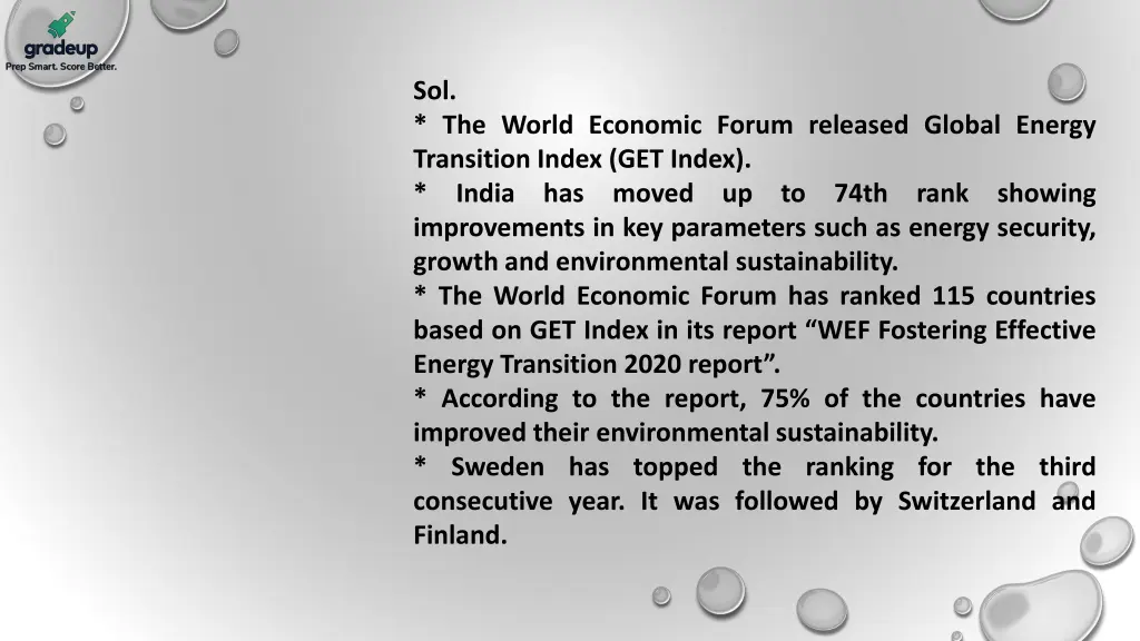 sol the world economic forum released global