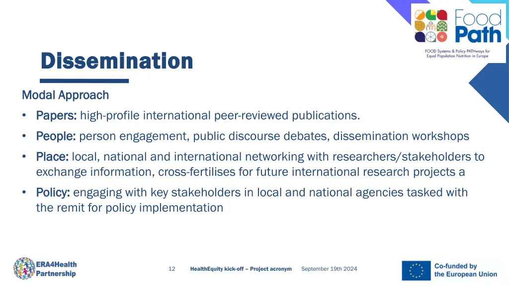 dissemination dissemination