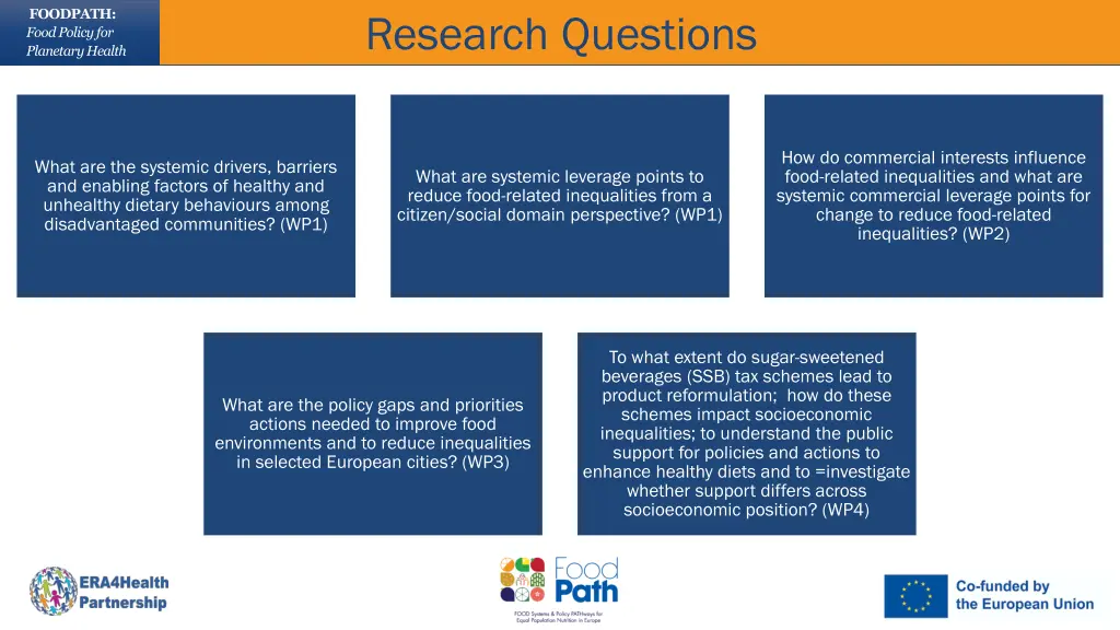 foodpath food policy for planetary health