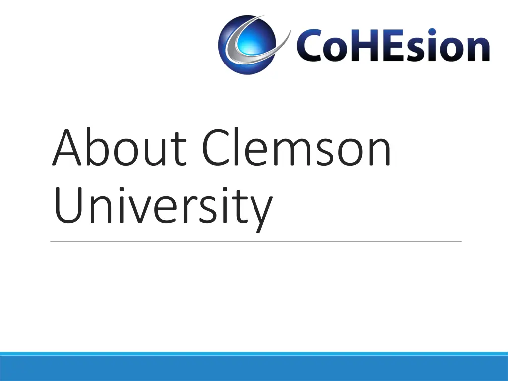 about clemson university