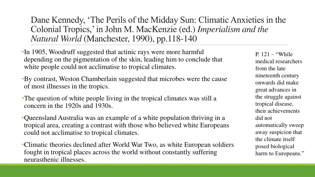 dane kennedy the perils of the midday