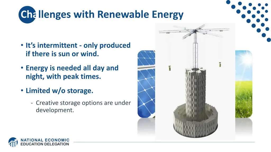 challenges with renewable energy