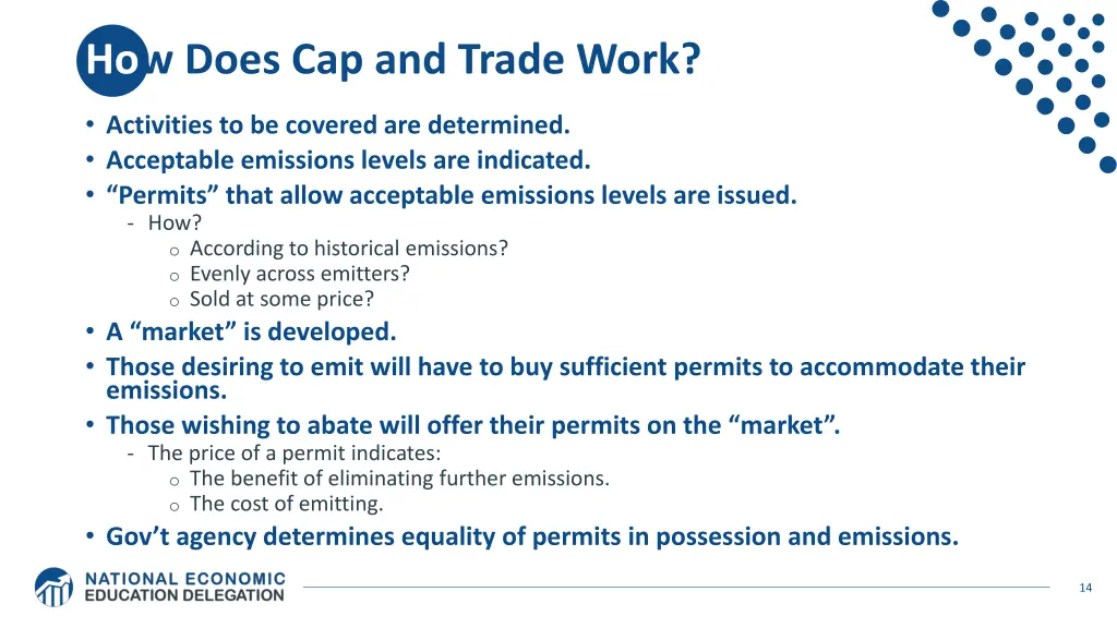 how does cap and trade work