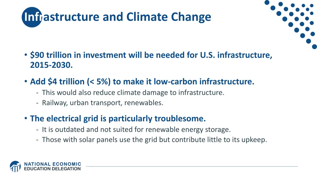 infrastructure and climate change