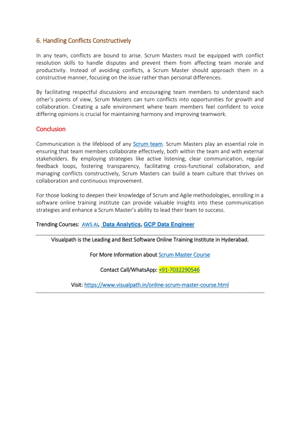 6 handling conflicts constructively 6 handling