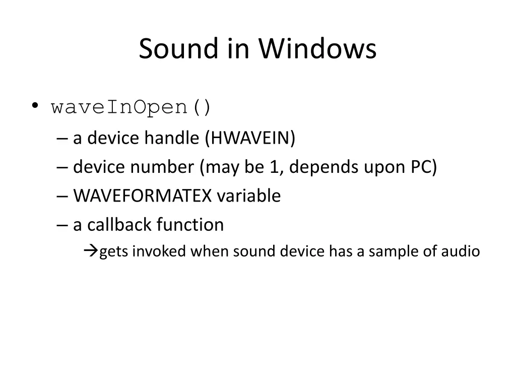 sound in windows 1