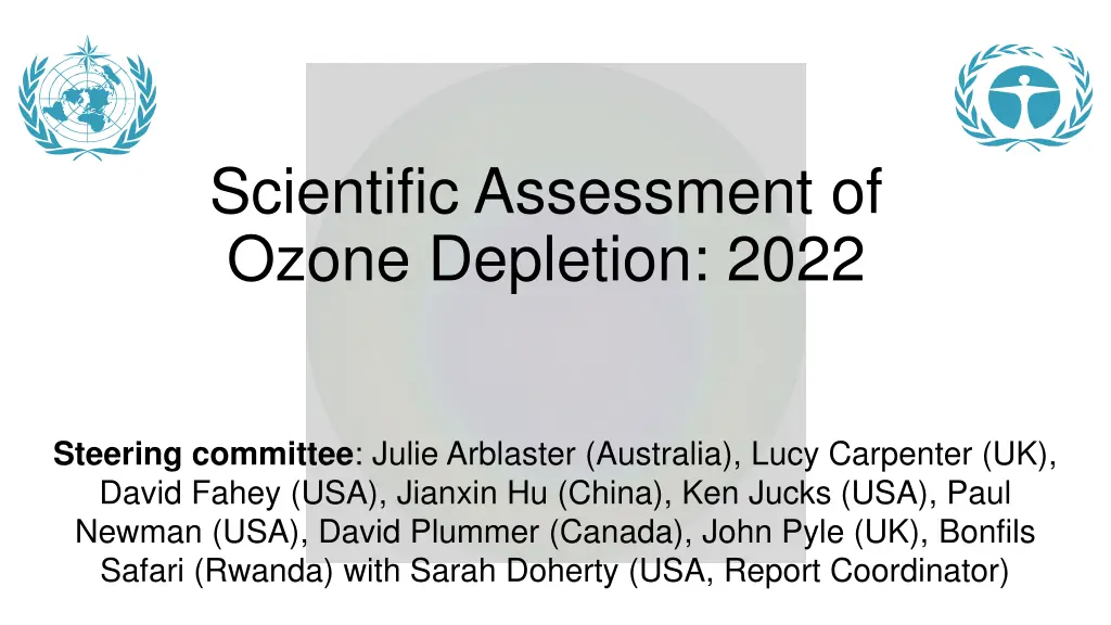 scientific assessment of ozone depletion 2022