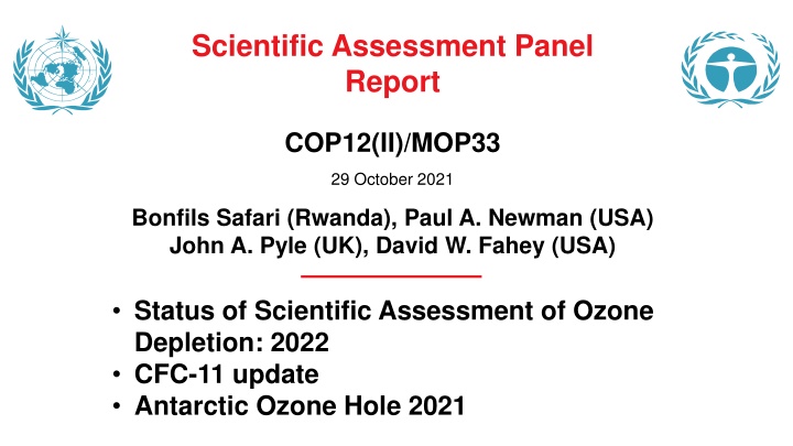 scientific assessment panel report
