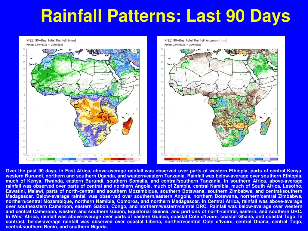 rainfall patterns last 90 days