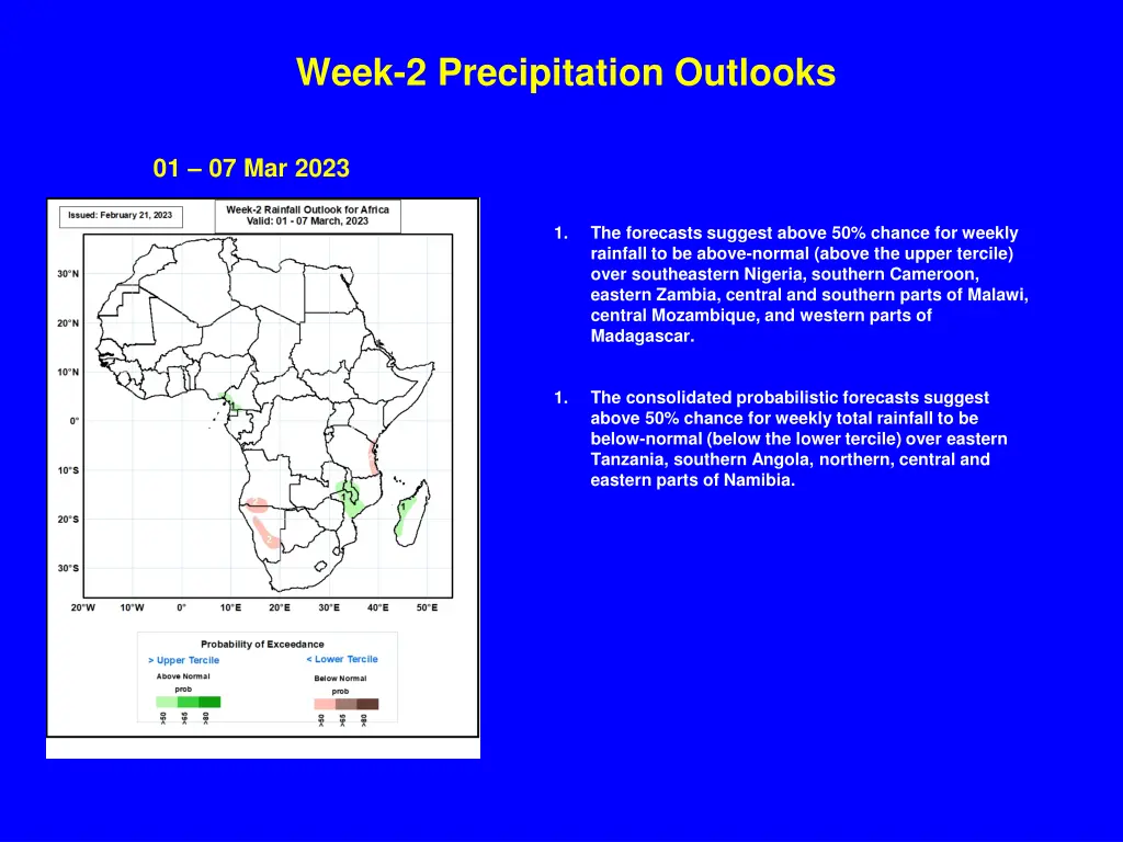 week 2 precipitation outlooks