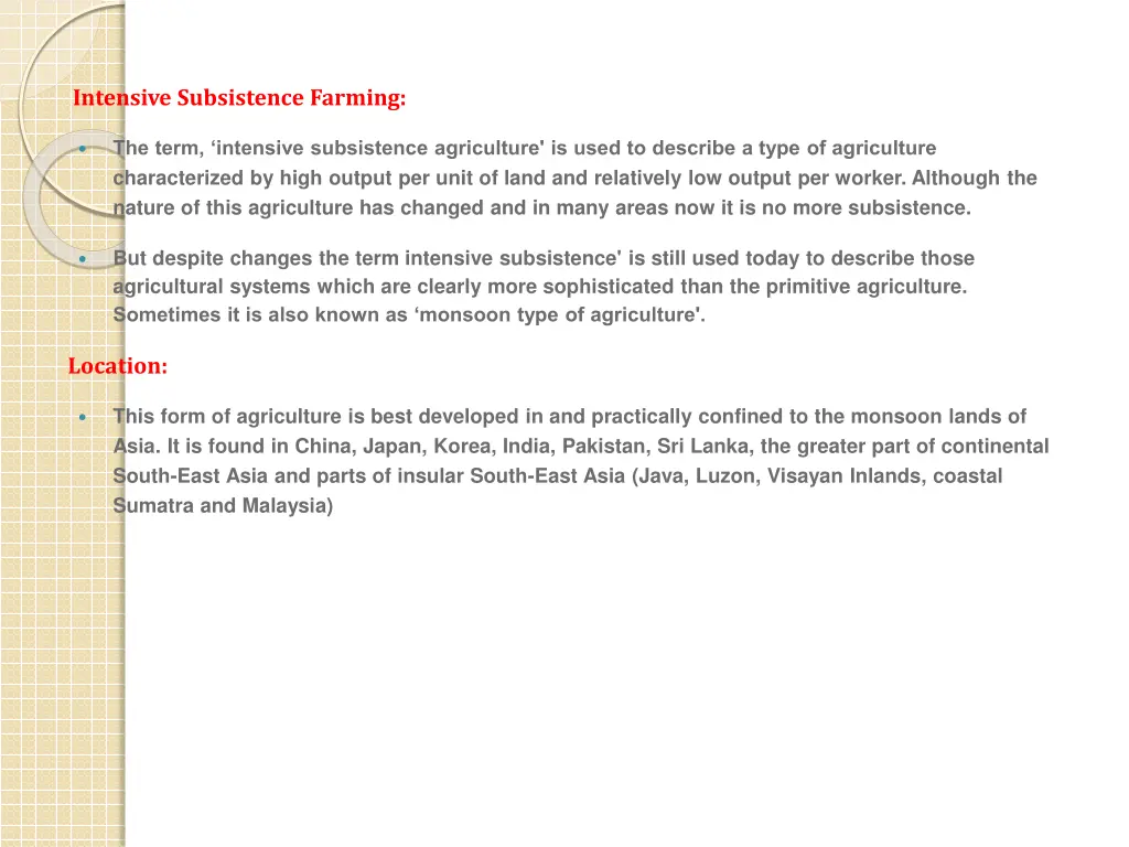 intensive subsistence farming 1