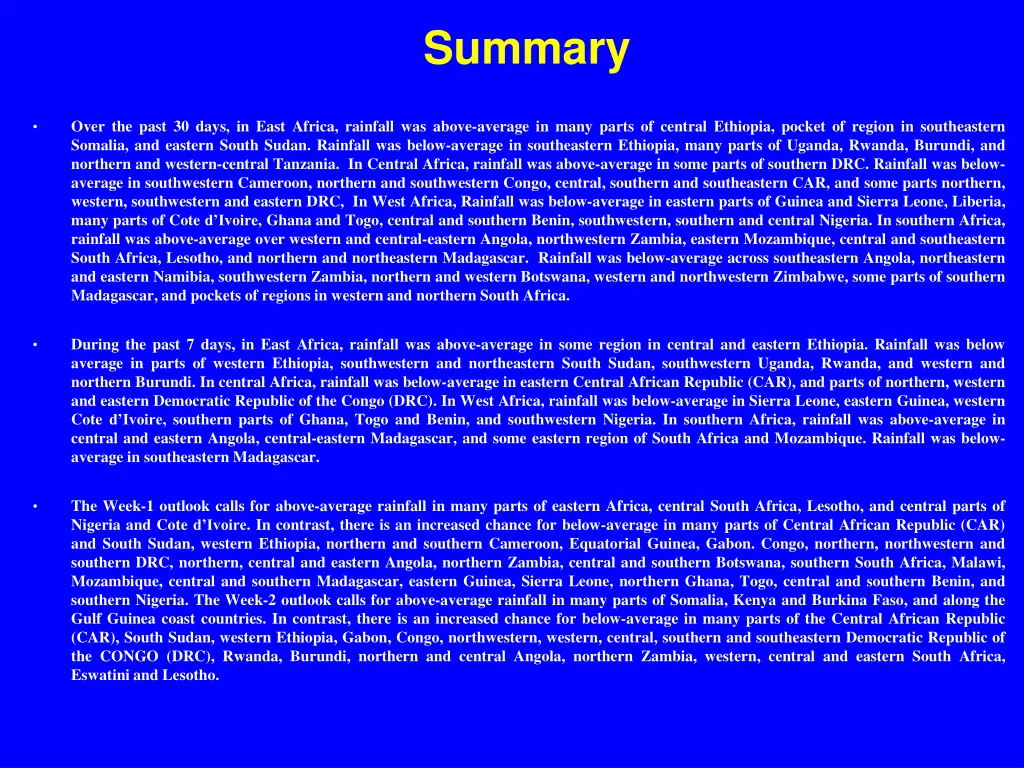 summary