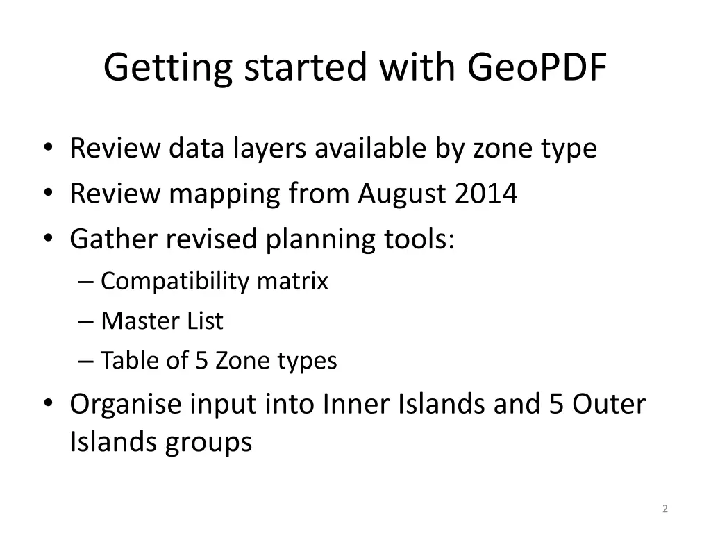 getting started with geopdf