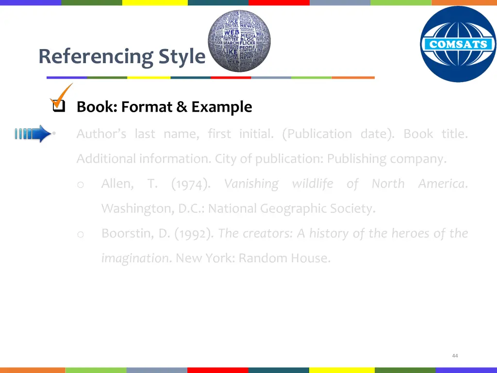 referencing style 41