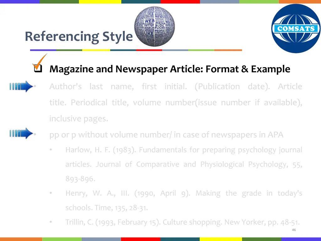 referencing style 43