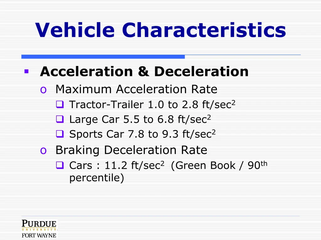 vehicle characteristics 3