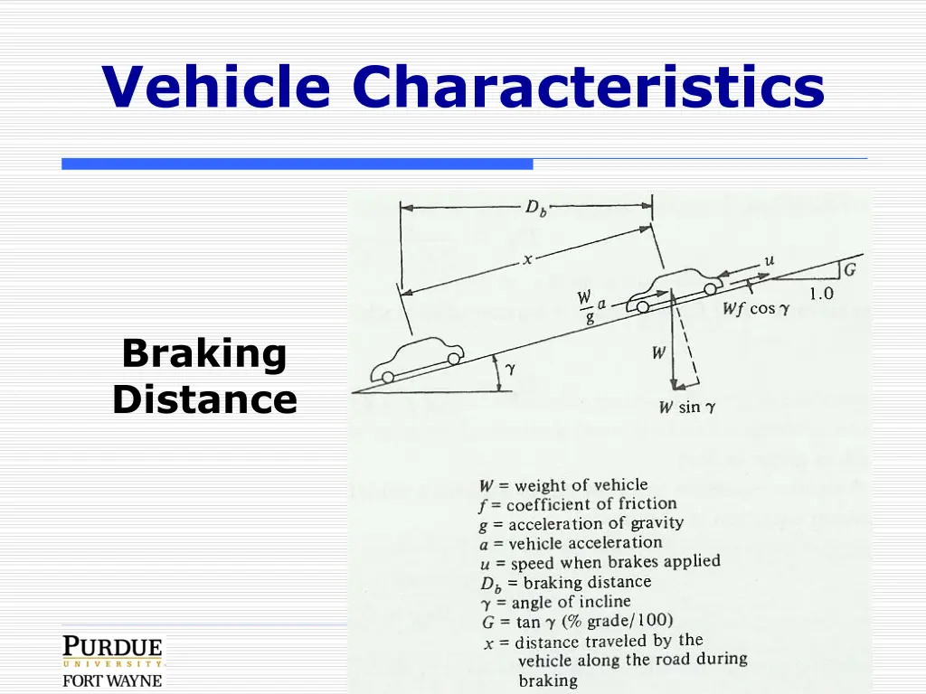 vehicle characteristics 8