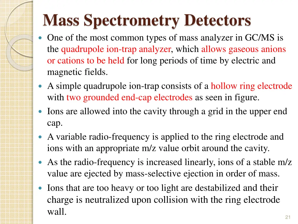 mass spectrometry detectors one of the most