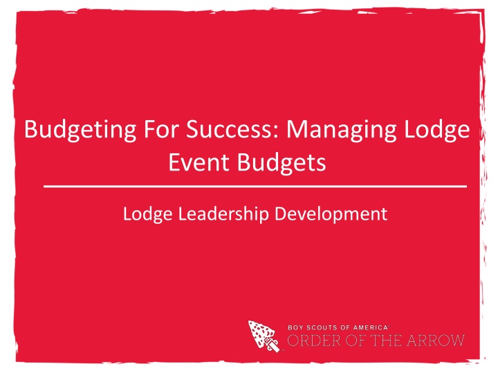 budgeting for success managing lodge event budgets