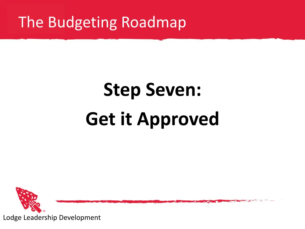 the budgeting roadmap 6