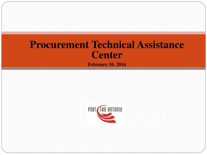 procurement technical assistance center february
