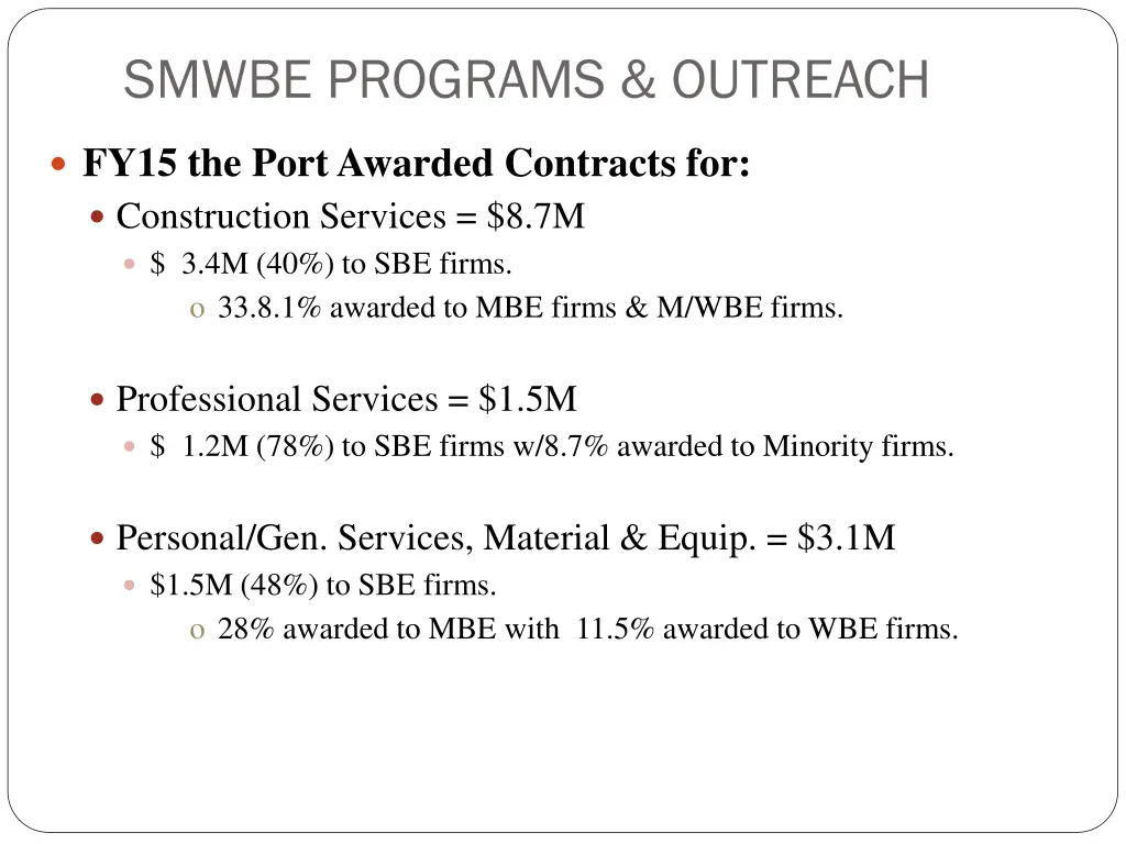 smwbe programs outreach 2