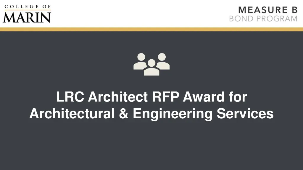 lrc architect rfp award for architectural