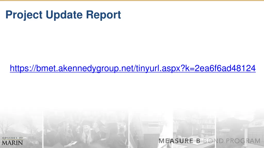 project update report 1
