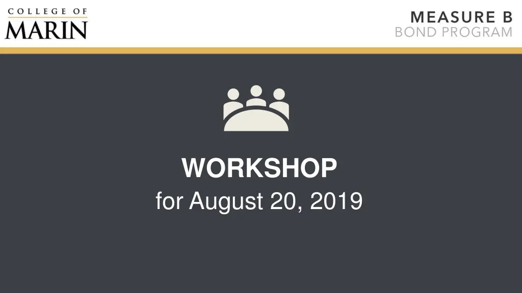 workshop for august 20 2019