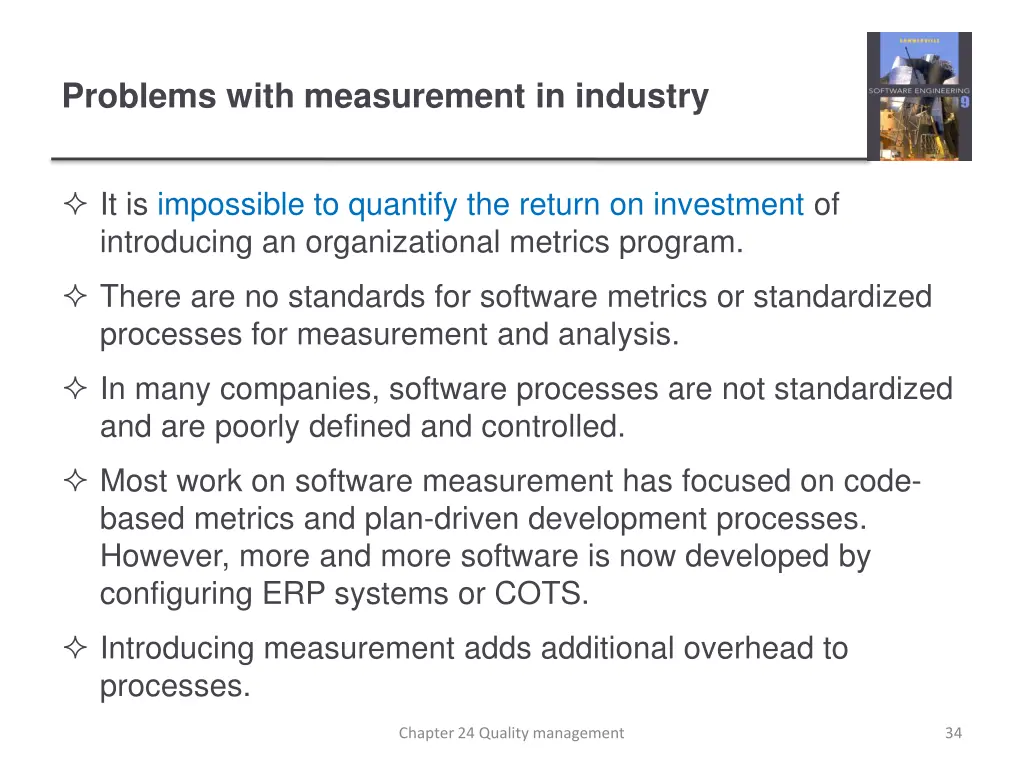 problems with measurement in industry