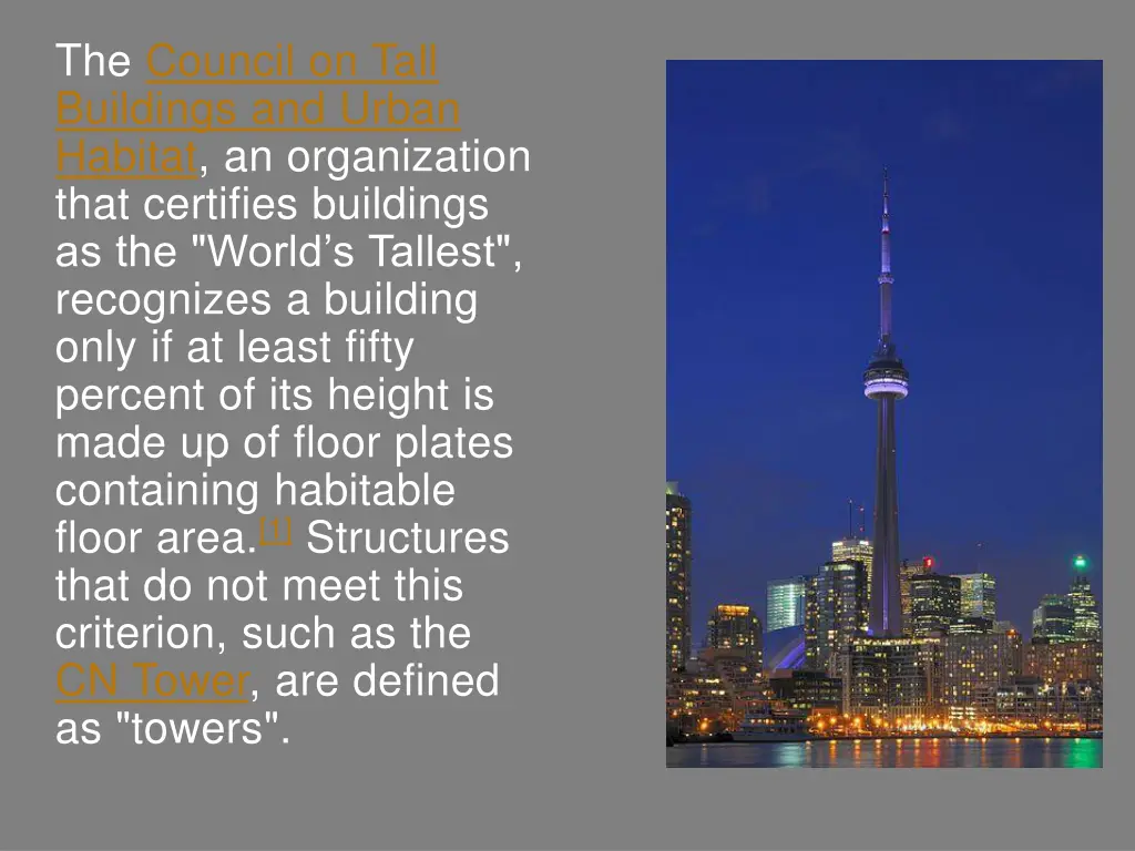 the council on tall buildings and urban habitat