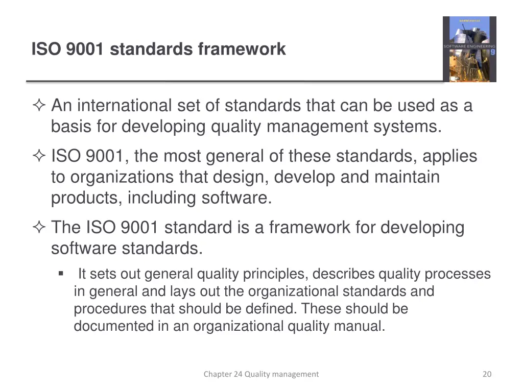 iso 9001 standards framework